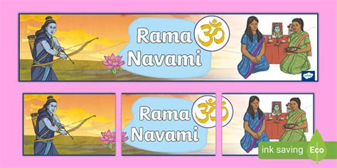 Rama Navami Display Banner (teacher made) - Twinkl