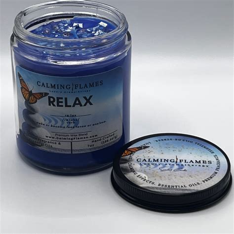 Blue Candle - Lavender & Rosemary "Relax" Aromatherapy Candles