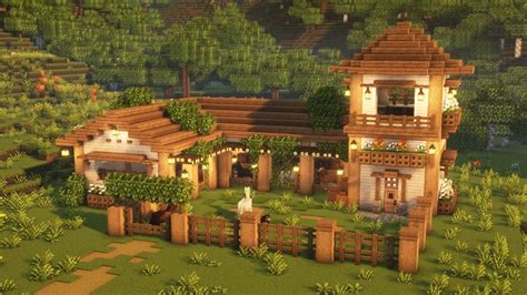 Image result for Minecraft Rustic Barn Tutorial