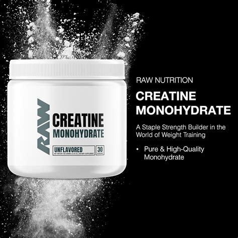 RAW Nutrition Unflavored Creatine Monohydrate Powder Nepal | Ubuy