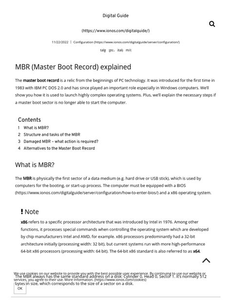 Image result for What Is Master Boot Record