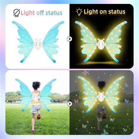 Audairex Electric Fairy Angel Wings for Girls,Light Up India | Ubuy
