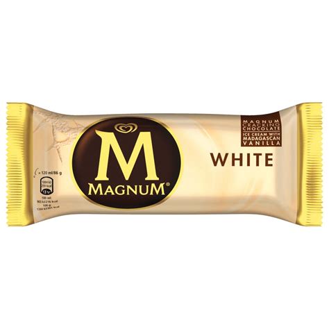 Magnum White Chocolate Stick Bars Ice Cream