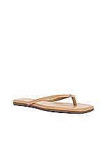 TKEES Lily Square Toe Flip Flop in Cocobutter | REVOLVE