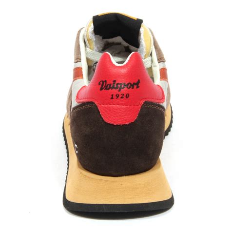 H1502 sneaker uomo VALSPORT men MAGIC RUN leather/fabric shoes