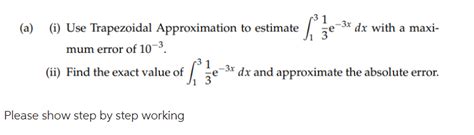Image result for Trapezoidal Approximation Error