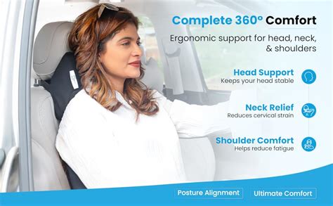Eiderwell Cruise Comfort Car Seat Cushion for Tailbone Pain| Ergonomic ...