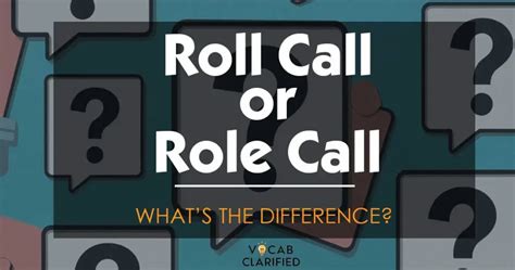 Image result for Roll Call Example
