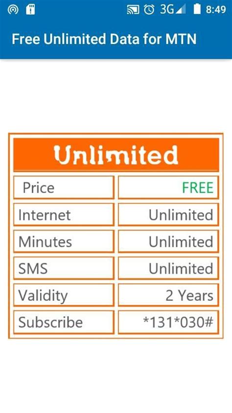 Image result for MTN Free Data Code Numbers