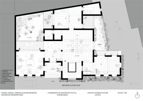 A Residence in Shantinath Ni Pol, Ahmedabad | CEPT - Portfolio