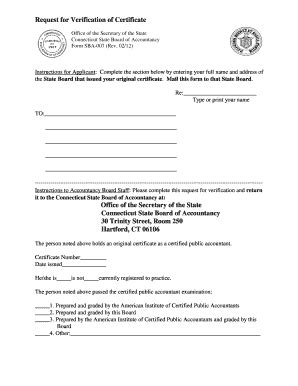 Fillable Online sots ct Sba 7 Form -Rev. 02-12 - sots ct Fax Email ...