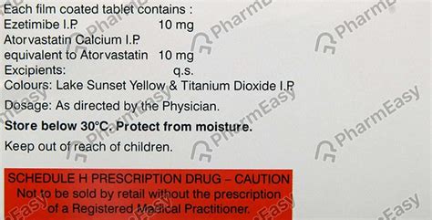 Tonact Ez 10mg Strip Of 10 Tablets: Uses, Side Effects, Price & Dosage ...