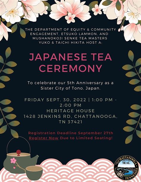 Japanese Tea Ceremony, Don Eaves Heritage House Arts & Civic Center ...