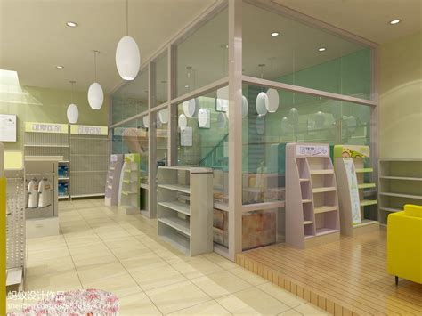 上海母婴店室内实木地板装修设计图_装信通网效果图