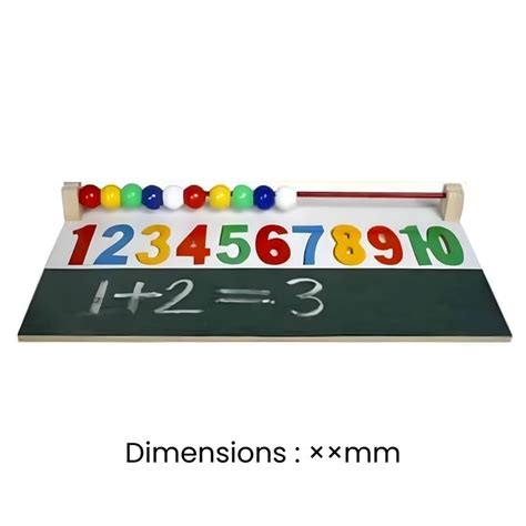 Premium Number Beads & Black Board for Learning