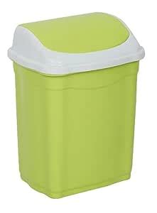 ARISTO Small Plastic Swing Dustbin,16 Ltr (Green) : Amazon.in: Home ...