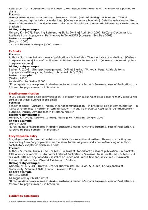 Harvard Style Referencing Example 的图像结果