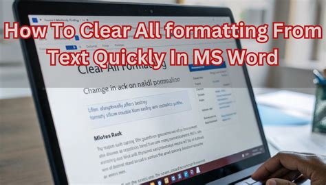 Clear All Formatting 的图像结果