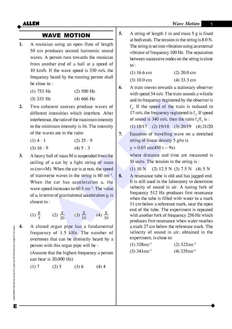 Wave-Motion - Abba - ALLEN 1 node06\B0B0-BA\Kota\JEE Main\Jee Main-2019 ...