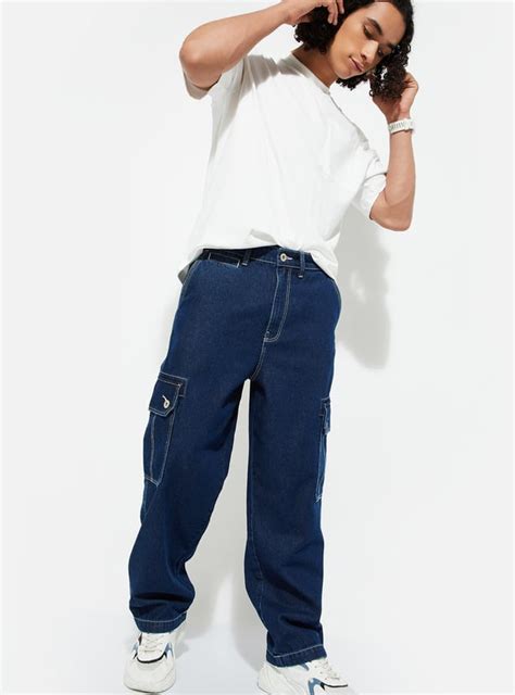 Buy URB_N Men Loose Fit Cargo Jeans Online at just Rs. 1699.0 ...