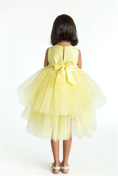 Yellow Dreamy Flower Dress – A Little Fable