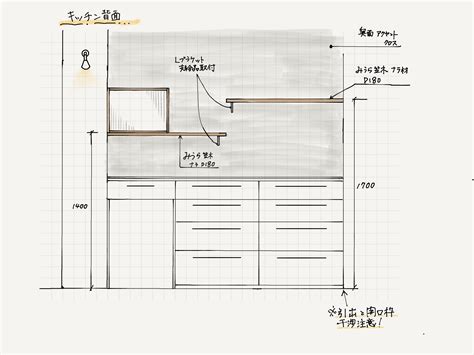 Modern Kitchen Floor Plan with Central Cabinets
