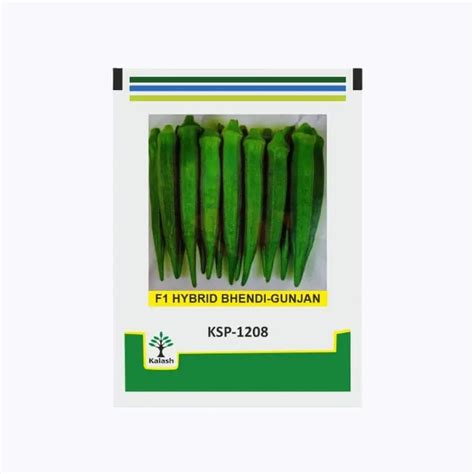 Buy Kalash KSP-1208 Bhindi Gunjan Okra Seeds Online at the Best Price ...