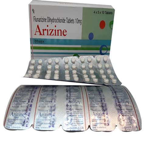 Flunarizine Dihydrocloride 10mg Tablets Elfin Drugs Pvt. Ltd.
