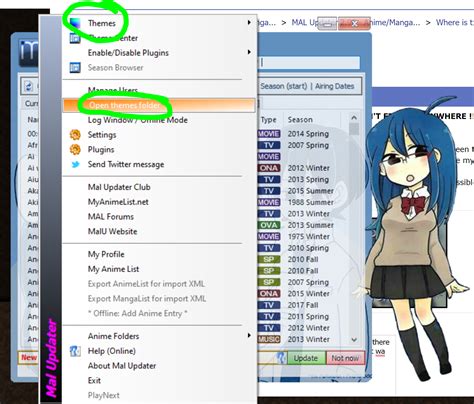 Where is the "theme" folder located? - Forums - MyAnimeList.net