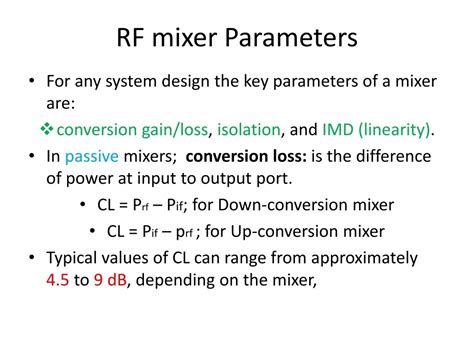 Image result for RF Mixers Tutorial