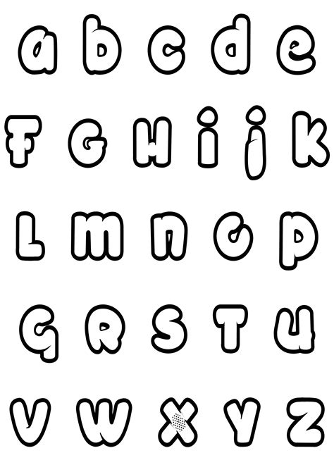 Easy Alphabet Coloring Pages Coloring Pages - Riset