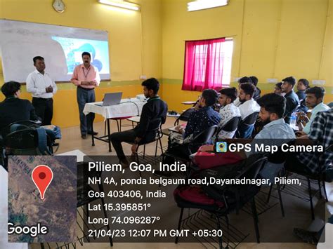 Presentation on the various forensic courses – Goa Multi Faculty College