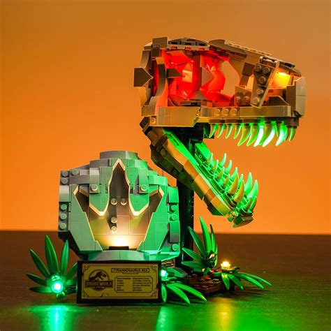 VONADO LED Light Kit Compatible with Lego Dinosaur Fossils: T. rex ...