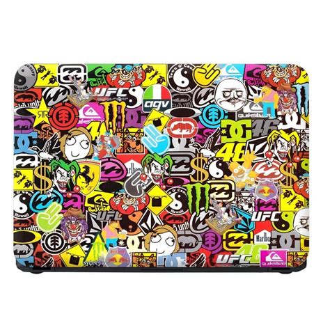 Shop Monster Sticker Bomb Laptop Skin | Buy Online Now – SkinsLegend