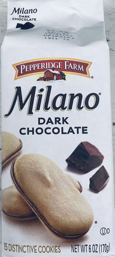 Pepperidge Farm Milano DARK CHOCOLATE Cookies 6 oz Bag - NEW - Walmart.com