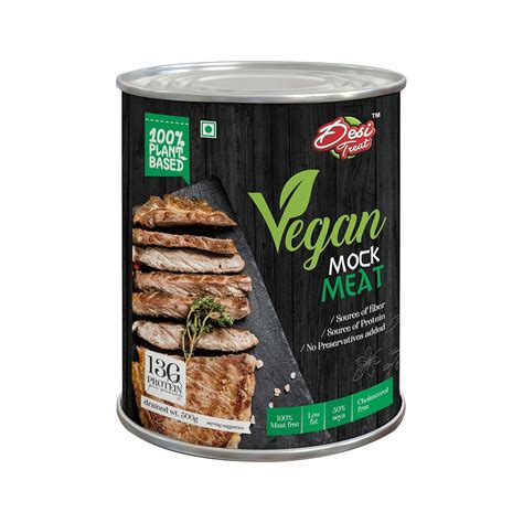Desi Treat Vegan Mock Meat, 800g | Net wt. 500g | Free Masala Packet ...