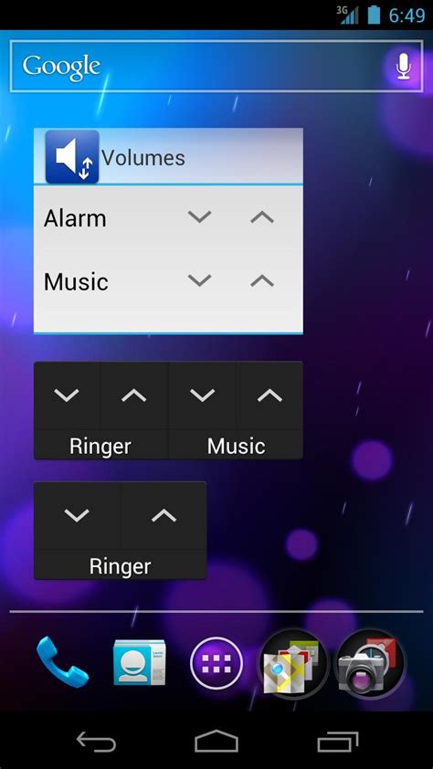 Volume-Control Widget 的图像结果