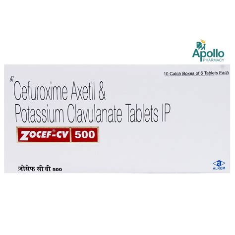 Zocef CV 500 Tablet का उपयोग, फायदे ,साइड इफेक्ट,कीमत in Hindi | अपोलो ...