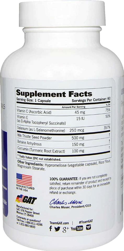 Buy GAT LIVER CLEANSE 60CT (60 CAPSULES) Online & Get Upto 60% OFF at ...