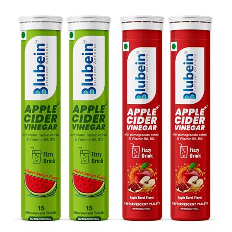 Blubein APPLE CIDER VINEGAR Effervescent Tablets | India’s First ...