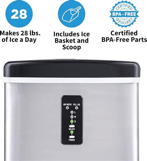 NewAir 28 lb. Countertop Ice Maker | Portable Bullet India | Ubuy