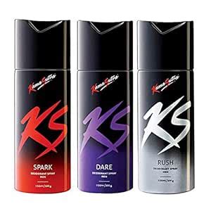 Buy Kamasutra Deodorant For Men Spark + Dare + Rush 150ml Online at Low ...