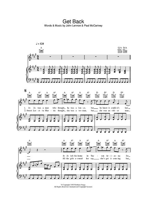 Image result for Get Back Piano Tutorial