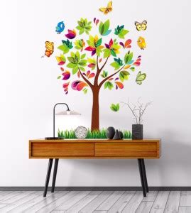 Interior Xpression "3D embossed multicoloured tree "(Finished Size ...