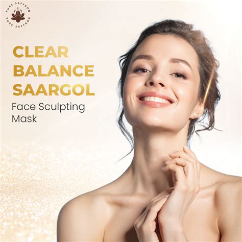 Clear Balance SAARGOL Face Sculpting Mask (50gm) – Mitchell USA
