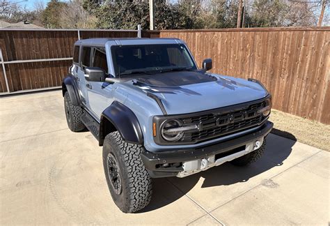 2023 Azure Gray Metallic Bronco Raptor ... picked up this beautiful ...