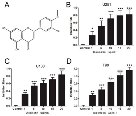 Inhibition of TGF-β Signaling in Gliomas by the Flavonoid Diosmetin ...
