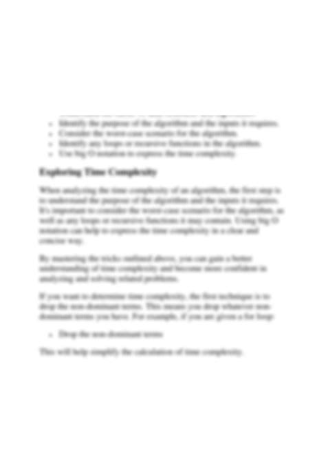 How to Calculate Time Complexity of Algorithm 的图像结果