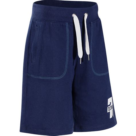 Buy Comfort Boys' Fitness Bermuda Shorts Navy Online At Decathlon.In