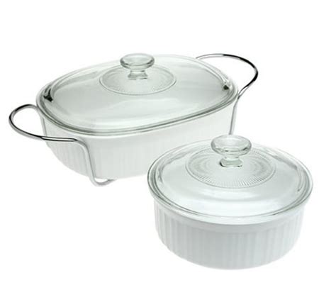 Buy CorningWare 6109046 French White 5-Piece Serving Bake and Serve Set ...